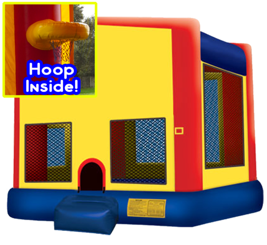 Funhouse Bouncer w/ Hoop