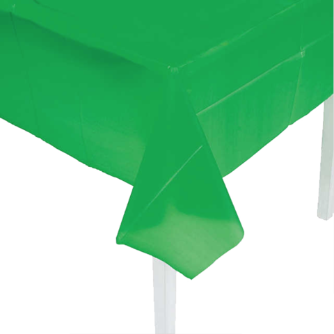 Green Plastic Table Cover (purchase)