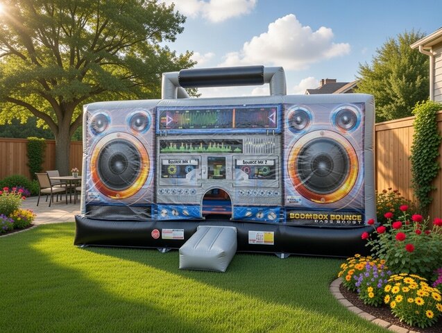Giant Boombox Bounce