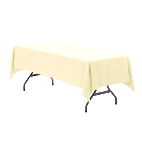 Ivory Table Cloth for 8' Rect. Table