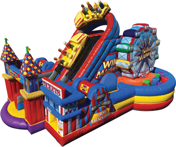 Midway Amusement Park Obstacle Course - 4 Day Rental