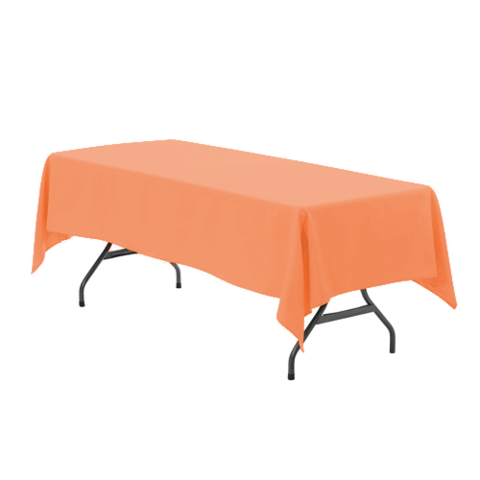 Peach Table Cloth for 8' Rect. Table