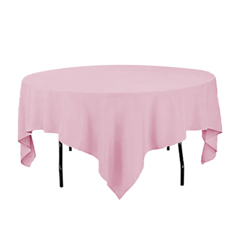 Pink Tablecloth for Round Table
