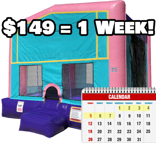 Funhouse Bouncer - Pink Edition - Weekly Rental