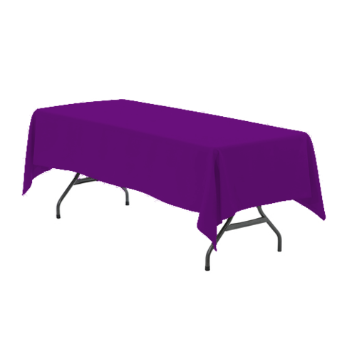 Purple Table Cloth for 8' Rect. Table