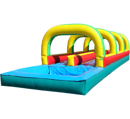 30' Dual Lane Slip'n Slide w/ Pool