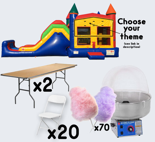 Super Combo + Cotton Candy with 2 Tables + 20 Chairs (adult)