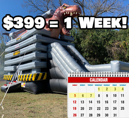 T-Rex Dinosaur Combo - Weekly Rental