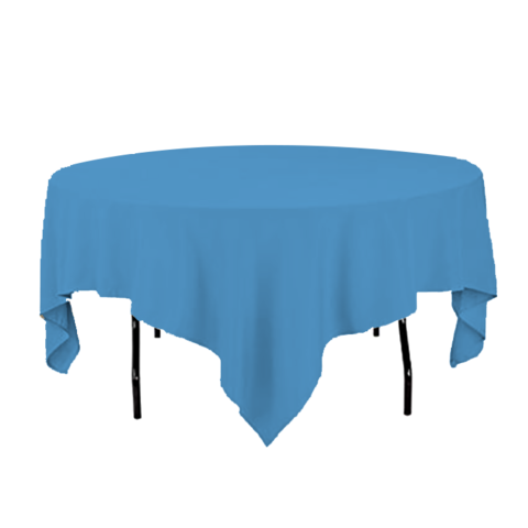 Wedgewood Blue Tablecloth for Round Table