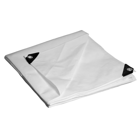 16'x20' Heavy Duty White Tarp