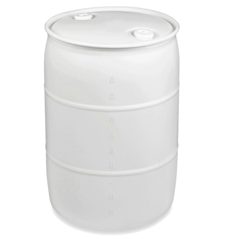 55 Gallon White Water Barrel