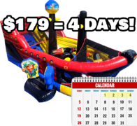 Lil' Pirates Fun Ship - 4 Day Rental