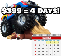 Monster Truck Combo - 4 Day Rental