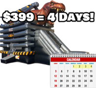 T-Rex Dinosaur Combo - 4 Day Rental