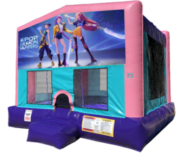 K-Pop Demon Hunters Bouncer w/ Hoop - Sparkly Pink Edition
