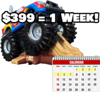 Monster Truck Combo - Weekly Rental