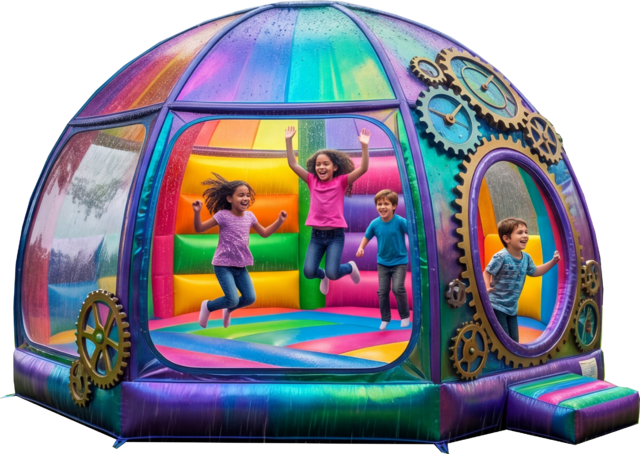 World's First Rain-Proof Bounce House