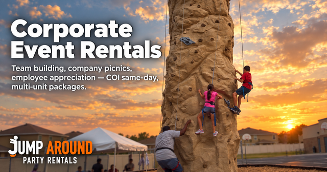 Corporate event rentals in Greater Austin TX - Jump Around Party Rentals