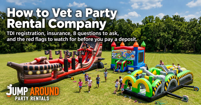 How to vet a party rental company in Greater Austin before you book - Jump Around Party Rentals