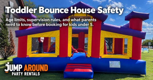 Toddler bounce house safety - what parents need to know before booking - Jump Around Party Rentals