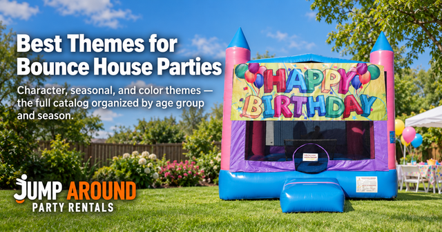 Which bounce house theme is right for your party - Jump Around Party Rentals