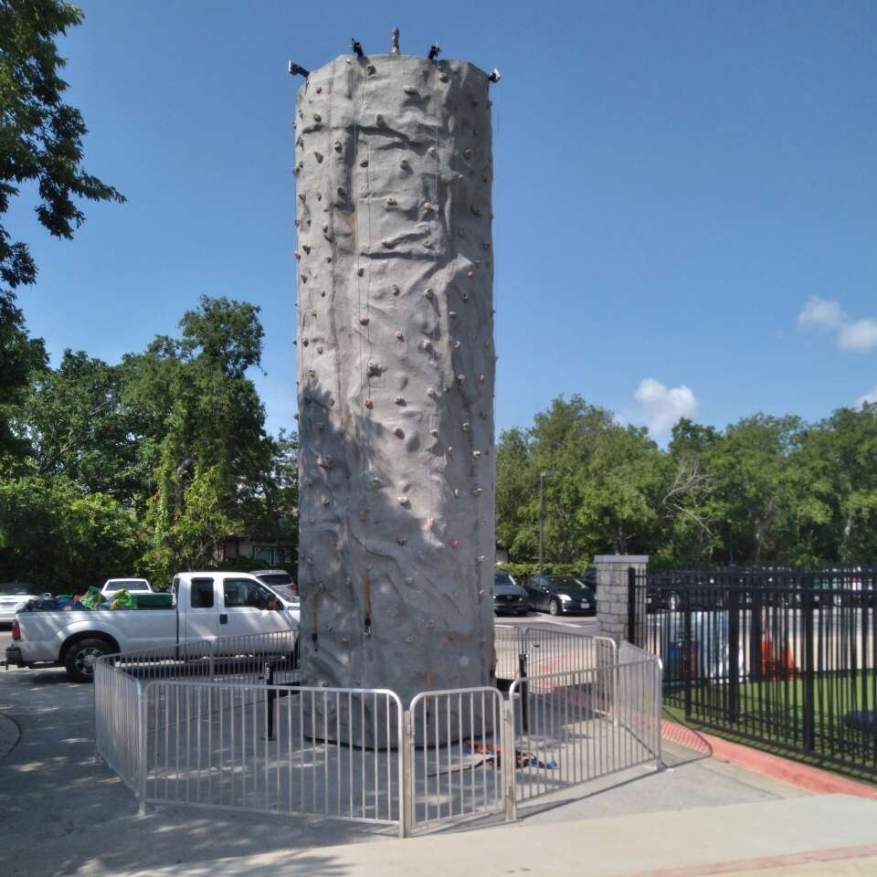 Climbing rock wall provided by Jump Around Party Rentals Climbing rock wall provided by Jump Around Party Rentals