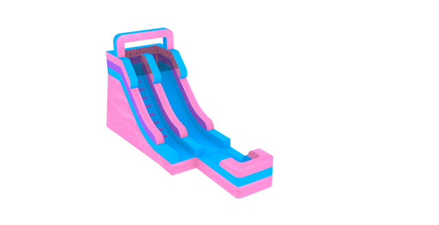 16ft Princess Pink Water Slide Rental | Jump Around Party Rentals ...