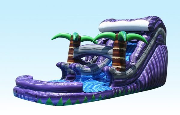 15ft Purple Splash Water Slide 