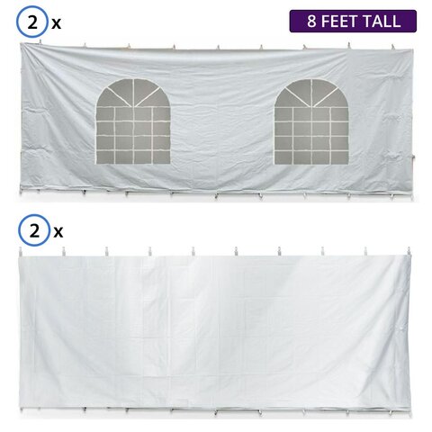 4 Side Walls for 20'x20' High Peak Tent 