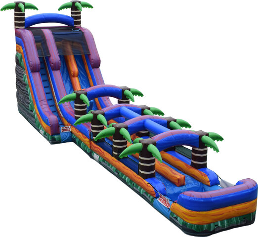 22ft Purple Crush Slide w/ Slip n Slide