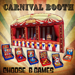 Carnival Booth w/ 6 Games