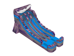 18ft Purple Falls Double Lane Water Slide