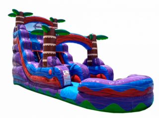 18ft Tropical Hurricane Water Slide 