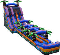 22ft Purple Crush Slide w/ Slip n Slide