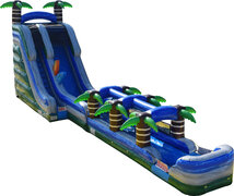 22ft Xtreme Tropical Water Slide W/Slip N Slide