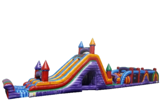 83ft Electric Rush Obstacle Course Wet or Dry