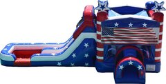 Old Glory Bounce House Combo