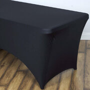 6ft Black Table Linen