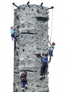 25' Rock wall