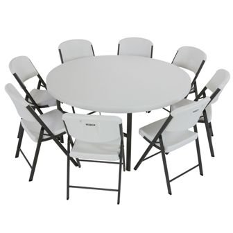 1 Round Table & 8 Chairs