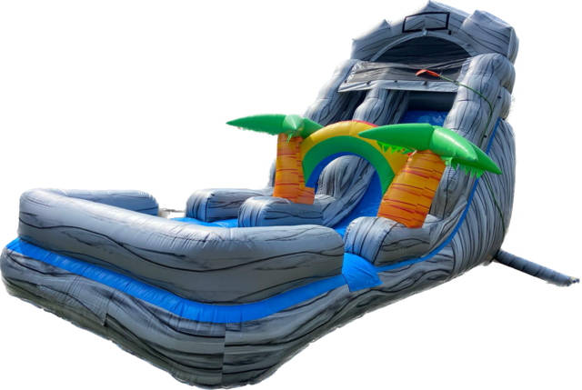 20FT Tropical waterfall water slide