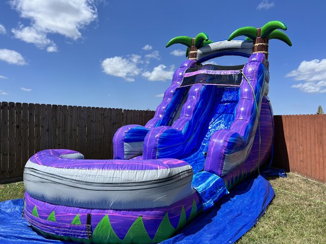 16FT Purple crush waterslide