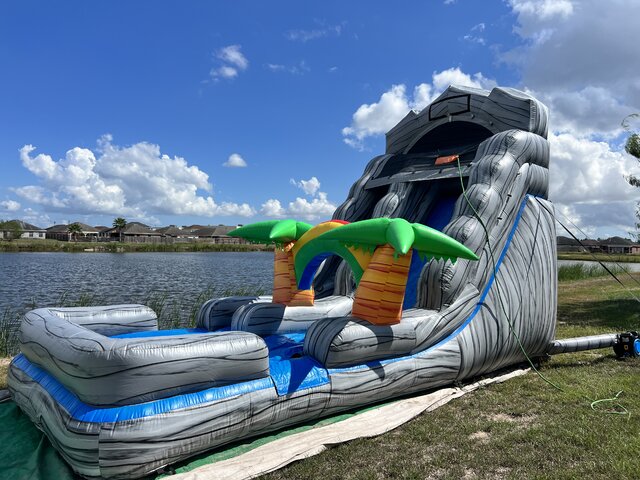 20FT Tropical waterfall water slide