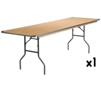 8 Foot Rectangular Table