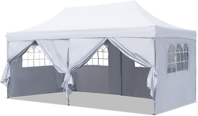 10x20 Canopy Tent with side walls 
