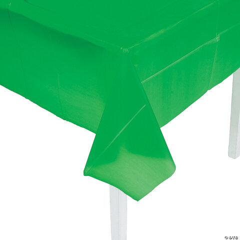 Green Plastic Table Cover (purchase)