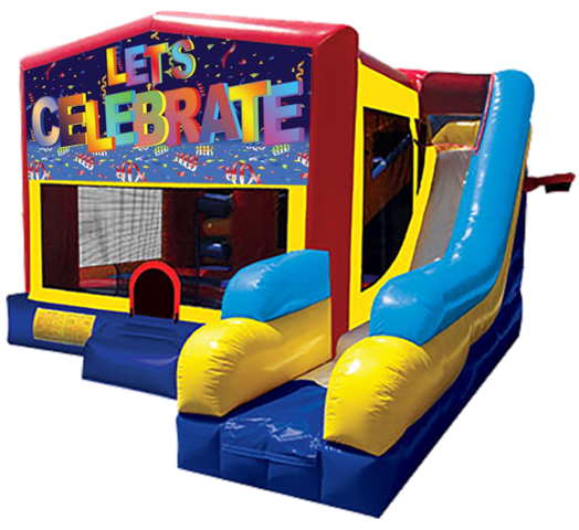 Let's Celebrate Backyard Combo (DRY SLIDE)