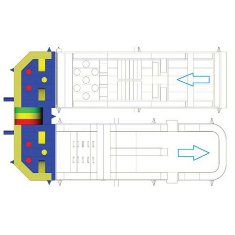 76' Extreme Rush There And  Back Obstacle Course 