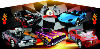 Race cars panel 