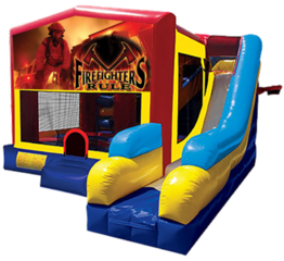 Firefighter Backyard Combo (DRY SLIDE)